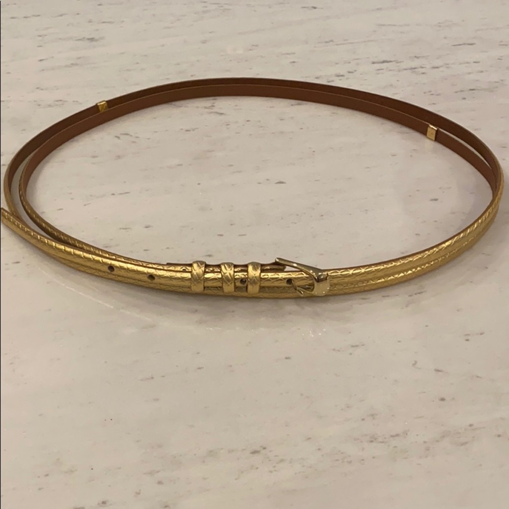 Double Loop Leather Belt